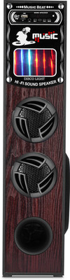 Quaranel 8UJ-9 Wireless Bluetooth Speaker With USB /FM 100 W Bluetooth Tower Speaker(Black, 3 Channel)