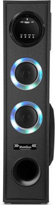 Xhimdun 100W RING LED TOWER SPEAKER 100 W Bluetooth Tower Speaker(Black, Stereo Channel)