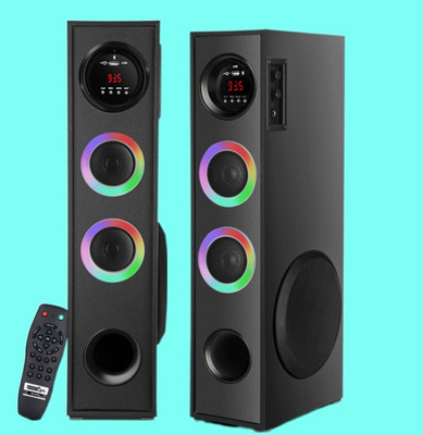 querial AA-D/D 70 W Bluetooth Tower Speaker(Black, 3 Channel)