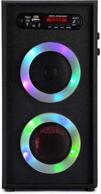 Yoment T7 Tower Speaker with Sub Woofer, Wooden Cabinet for Excellent Sound 50 W Bluetooth Tower Speaker(Black, 3 Channel)