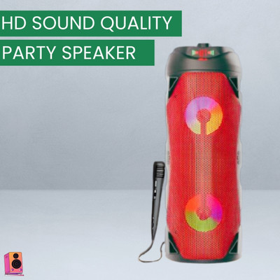 SACRO Star (WIRELESS BLUTOOTH TOWER SPEAKER) With Wired Mic & High Bass Sound L378 30 W Bluetooth Tower Speaker(Black, 4.1 Channel)