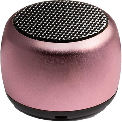 RECTITUDE Bluetooth Tiny Speaker, Wireless Mini Speaker for Shower, Room 3 W Bluetooth Tower Speaker(Pink, 5.0 Channel)