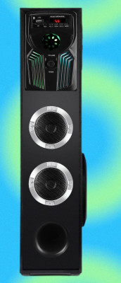 QuillQuarry Q-84743 Tower Speaker/Home Theatre With Subwoofer, Karaoke Support Aux, FM, USB 100 W Bluetooth Tower Speaker(Black, 4.2 Channel)