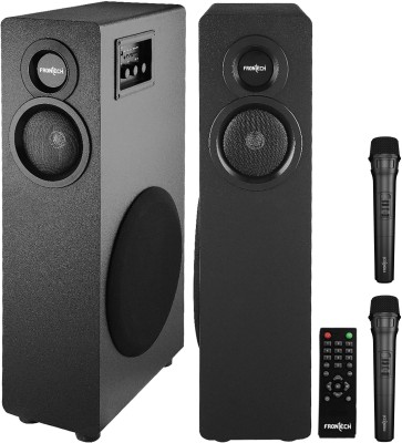 Frontech Fiesta Dual Speaker Bluetooth Tower Sound System 150 W Bluetooth Tower Speaker(Black, 2.0 Channel)