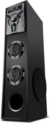 querial Bluetooth Music System Home theater 80 W Bluetooth Tower Speaker(Black, 3 Channel)