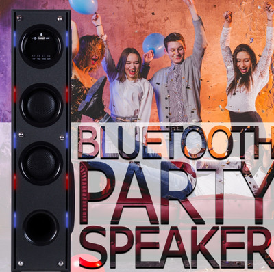 ultiads 54RTY Wireless Bluetooth Speaker With USB /FM 100 W Bluetooth Tower Speaker(Black, 3 Channel)