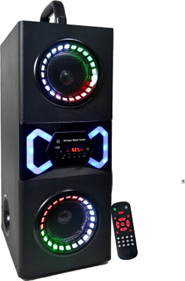 Virtual mart india Butterfly M1 100 W Bluetooth Tower Speaker(Black, 5.2 Channel)