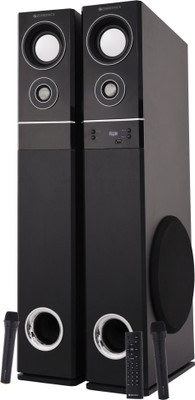 ZEBRONICS BT9500 Pro,3 way ,powerful bass remote control with LED display 120 W Bluetooth Party Speaker(Black, Mono Channel)