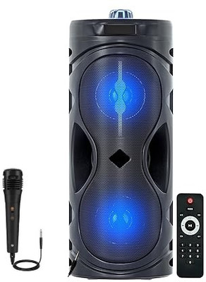 LIMBRO rk45 speaker with mic 50 W Bluetooth Tower Speaker(Black, Mono Channel)