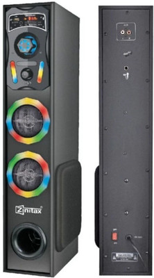 Zinitax DJ Tower Speaker With 5.1 Bluetooth & RGB Lighting 2700 W Bluetooth Tower Speaker(Black, 5.1 Channel)