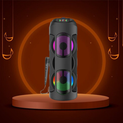 FRONY Bluetooth (PORTABLE BLUETOOTH PARTY SPEAKER) With Mic and High Bass SoundA187 40 W Bluetooth Tower Speaker(Black, 4.1 Channel)