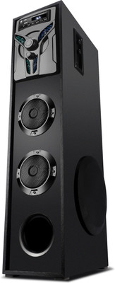 RZG D-1000 Dj Home theater system FM /AUX /SD CARD 120 W Bluetooth Tower Speaker(Wooden Black, 3 Channel)