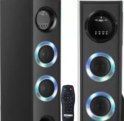 Yoment 6T Bluetooth Music System Home theater 100 W Bluetooth Tower Speaker(Black, 3 Channel)