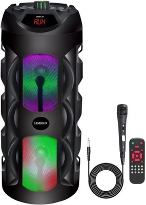 LIMBRO speaker with mic 50 W Bluetooth Tower Speaker(Black, Mono Channel)