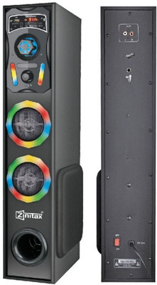 Zinitax Home DJ Tower Speaker System With 5.0 Bluetooth RGB Lighting 3000 W Bluetooth Tower Speaker(Black, 4.1 Channel)
