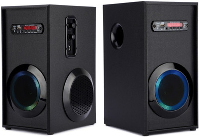 RZG D-608 Dj Multimedia Wireless Speaker Music System Home Theater 90 W Bluetooth Party Speaker(Black, Stereo Channel)