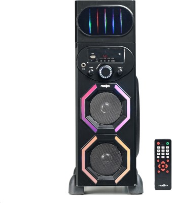 Frontech Cristal Dual Speaker Bluetooth Tower Sound System 80 W Bluetooth Tower Speaker(Black, Mono Channel)