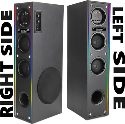 Xhimdun GN7 TOWER SPEAKER 100 W Bluetooth Tower Speaker(Black, 2.1 Channel)