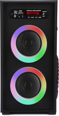 RZG R-80 Tower Speaker/Home Theatre With Subwoofer, Karaoke Support Aux, FM, USB 90 W Bluetooth Tower Speaker(Black, Stereo Channel)