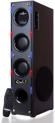 D1Y3 Multimedia Dj Box Music System Home theatre 100 W Bluetooth Tower Speaker(Black, 2.0 Channel)
