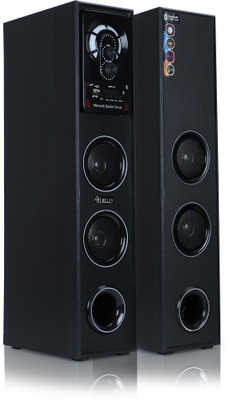 Bencley HDT-01 Double Tower 105 W Bluetooth Tower Speaker(Black, 4.2 Channel)
