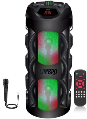 LIMBRO G20 speaker with mic 1000 W Bluetooth Tower Speaker(Black, Mono Channel)