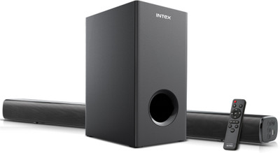 Intex Beast 9000 With Wireless Subwoofer 120 W Bluetooth Soundbar(Black, 2.1 Channel)