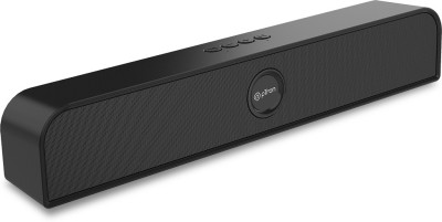 PTron Musicbot Evo with 10Hrs Playtime, Punchy Bass & Aux Port 10 W Bluetooth Soundbar(Black, 2.0 Channel)
