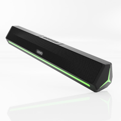 GOVO GOSURROUND 350 | 2000 mAh Battery 25 W Bluetooth Speaker(Platinum Black, 2.0 Channel)