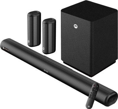 MOTOROLA AmphisoundX 350 W Bluetooth Soundbar(Black, 5.1 Channel)
