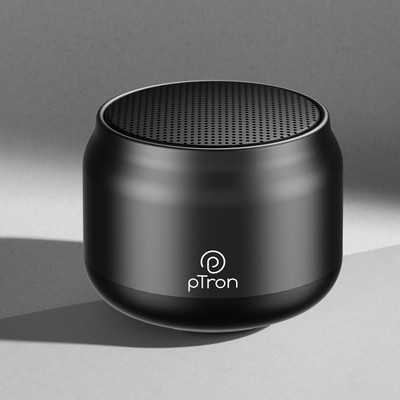 PTron Musicbot Lite / Funk Mini w/ 6W Pristine Sound, 8hrs Playtime, Portable Design 6 W Bluetooth Speaker(Black, Mono Channel)