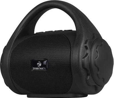 ZEBRONICS PSPK9 (County) Built-in FM Radio , Aux input 3 W Bluetooth Speaker(Black, Mono Channel)