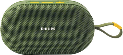 PHILIPS TAS1400GY 12W Speaker, 1200mAh Battery, BT 5.3, RGB Light, 10H Playtime, TF/USB 12 W Bluetooth Speaker(Green, 2.0 Channel)