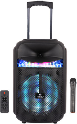 ZEBRONICS Zeb-Jolt Trolley DJ with 30.48cm Driver,bass,wireless mic,remote control 50 W Bluetooth Party Speaker(Black, Mono Channel)