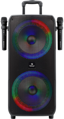 ZEBRONICS -Jolt Plus Trolley DJ Comes with Dual Full-Range 25.4cm Drivers 100 W Bluetooth Party Speaker(Black, Mono Channel)