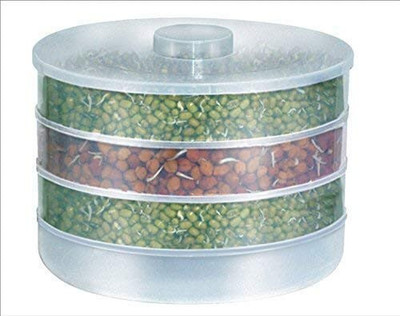 Prime Avtar Plastic Sprout Maker  - 1000 ml(Transparent)