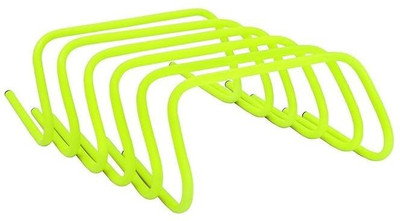 MRT SPORTS MRT PVC Speed Hurdles Sports & Fitness(For Adults, Children Pack of 6) Yellow Plastic Speed Hurdles(For Adults, Children Pack of 6)
