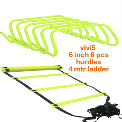 Vivi5 PVC Speed Hurdles(For Adults, Children Pack of 6)