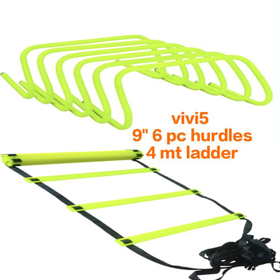 Vivi5 PVC Speed Hurdles(For Adults, Children Pack of 6)