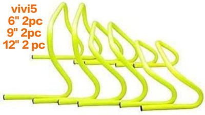 Vivi5 PVC Speed Hurdles(For Adults, Children Pack of 6)