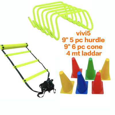 Vivi5 PVC Speed Hurdles(For Adults, Children Pack of 5)