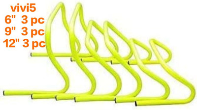 Vivi5 PVC Speed Hurdles(For Adults, Children Pack of 9)