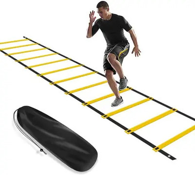 FitBeast Agility Ladder 4 meter Speed Training Ladder Speed Ladder(Yellow)