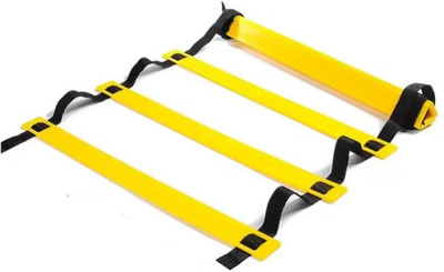 BOLDHIGH 4 Meter Agility ladder For Fitness Sport Speed Ladder(Yellow, Black)