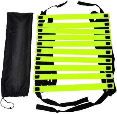 GOLS Agility 4 Mtr Flat Adjustable Speed Ladder(Multicolor)