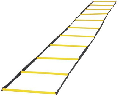 FITFIX Super Speed Agility Round Ladder for Track and Field Sports Speed Ladder(Yellow)