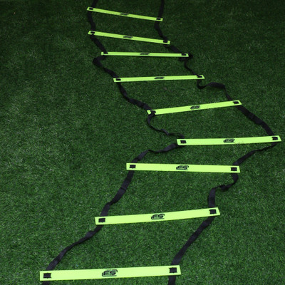 Team F S Sports Agility Ladder: Adjustable Rungs for Soccer, Football, Sports Training 8 Meter Speed Ladder(Green)