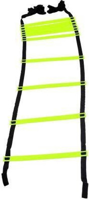 Emeggo Heavy Quality 4 Meter Super Speed Agility Ladder for Track and Field Sports Training Speed Ladder Speed Ladder Speed Ladder(Black, Green)