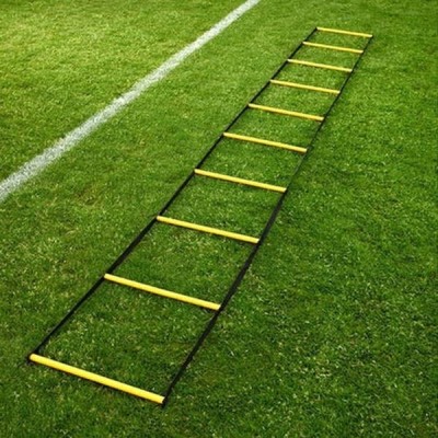 utkrist Speed agility ladder for speed training 4 meter 10 rungs Speed Ladder(Yellow, Black)