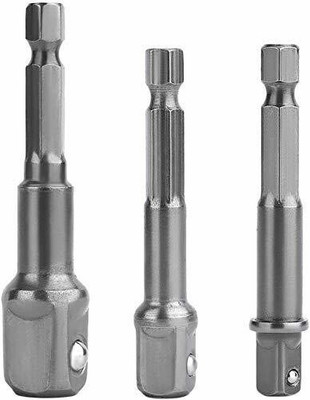 AASONS AMN365A01 3 pcs Socket Adaptor Set Speeder Tool(1/4-3/8-1/2 inch)